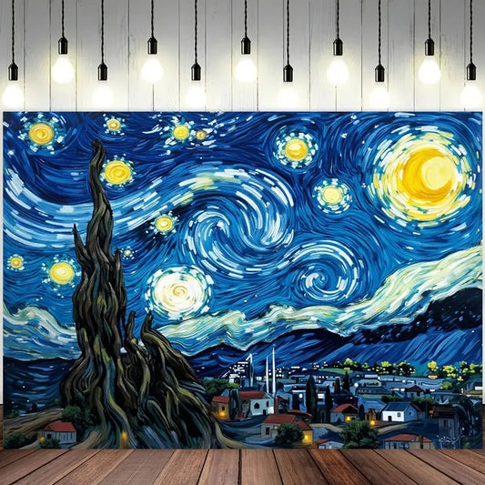 Van Gogh Starry Night Tapestry - House Flexa