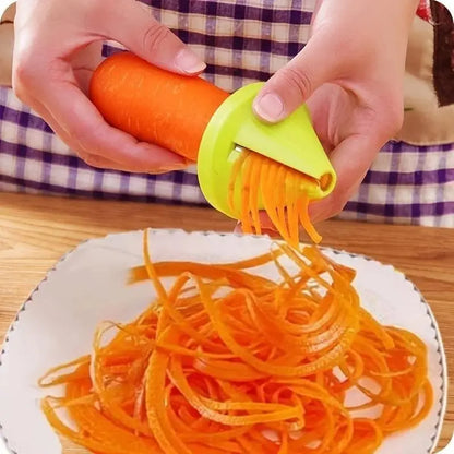 Manual Rotating Vegetable Shredder Spiral Peeler - House Flexa