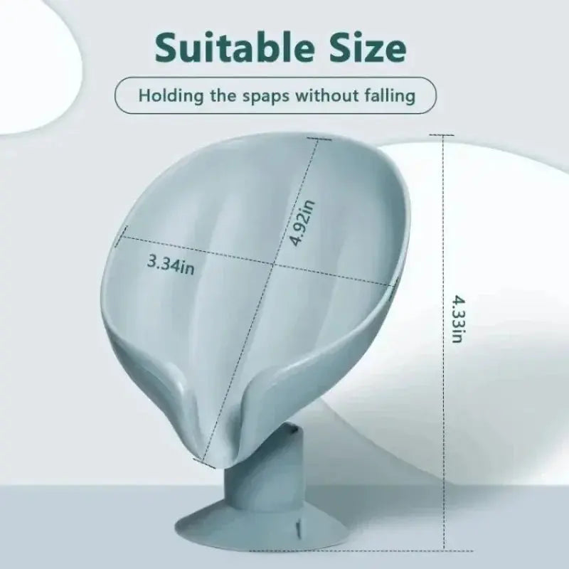 Leaf Shape Drain Soap Holder - House Flexa