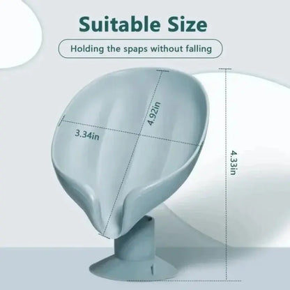Leaf Shape Drain Soap Holder - House Flexa