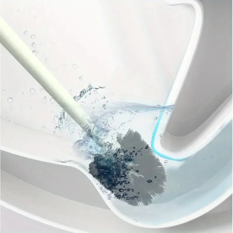 Long Handle Toilet Brush Holder Set - House Flexa