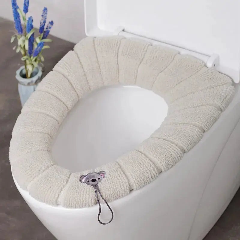 Knitted Toilet Seat Cover - House Flexa