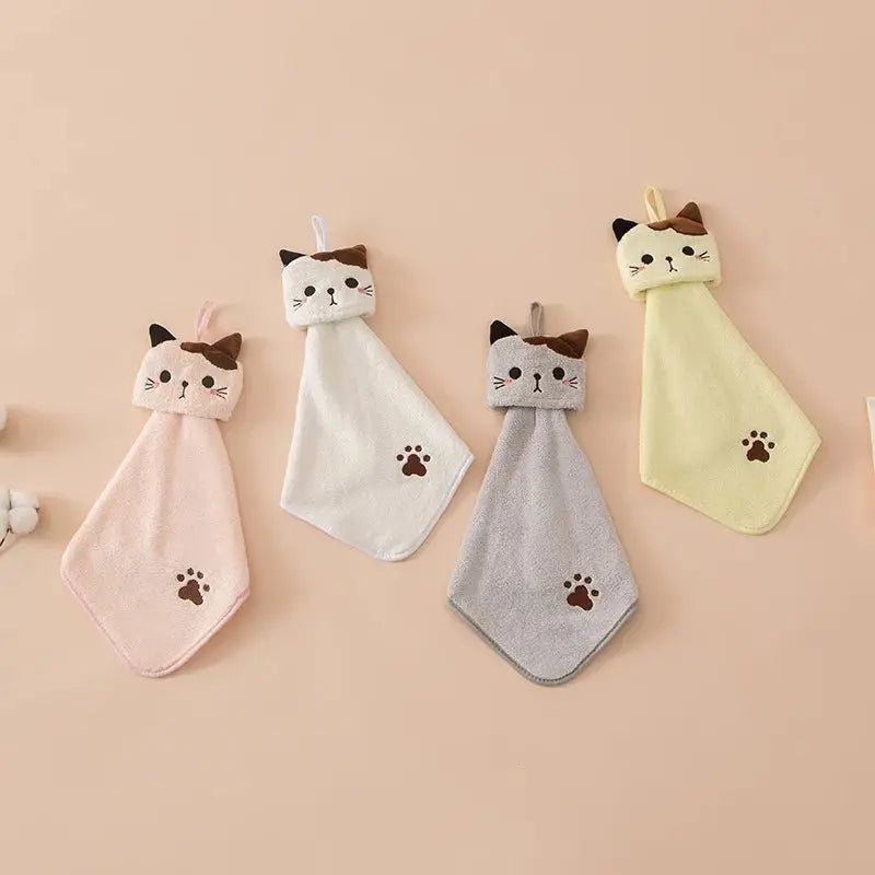 Cute Cat Hanging Towel - House Flexa