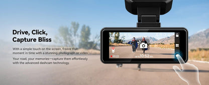 Car Dash Cam - Redtiger F8 5GHz Wifi Touch Screen 4K Front Dash Cam - House Flexa