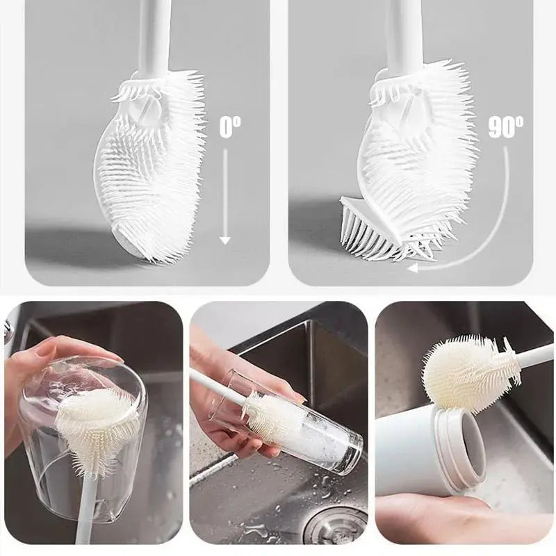 Long Handle Cup Glass Cleaning Brush - House Flexa