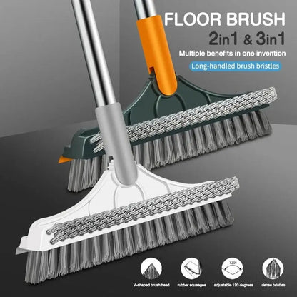 3 In 1 Bathroom Cleaning Brush - House Flexa