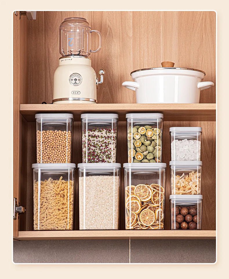 Airtight Food Storage Containers BPA - Free Stackable Set - House Flexa