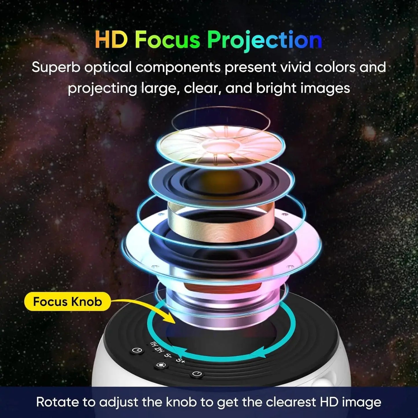 Galaxy Star Projector HD Planetarium Light - House Flexa