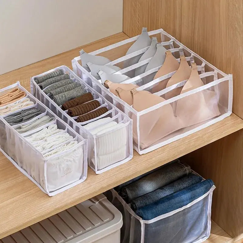 Multi Compartment Underwear Storage Box - House Flexa