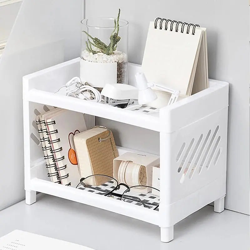 Double Layer Desktop Storage Rack - House Flexa