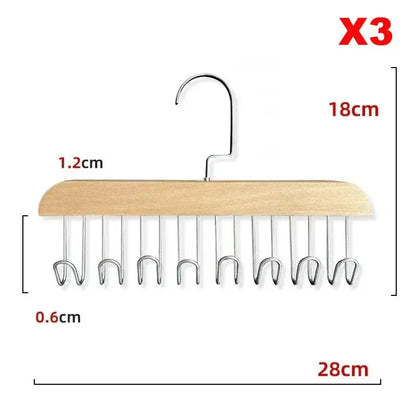 Multi Functional Wooden Bra Hanger Organizer - House Flexa