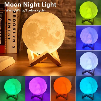 LED Moon Night Light - House Flexa