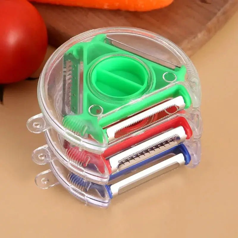 3 - in - 1 Fruit Vegetable Peeler Shredder Grater - House Flexa