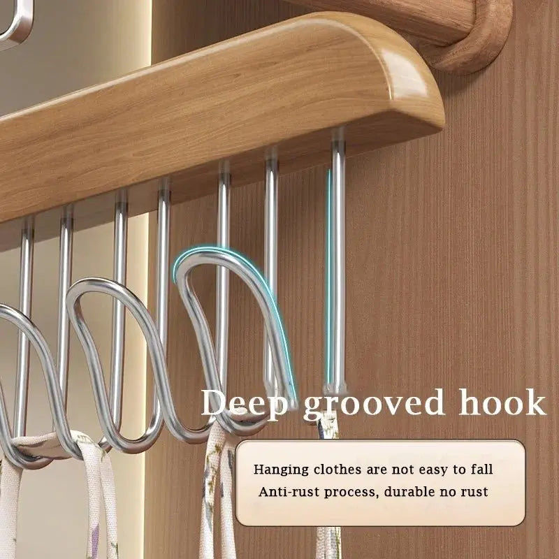 Multi Functional Wooden Bra Hanger Organizer - House Flexa