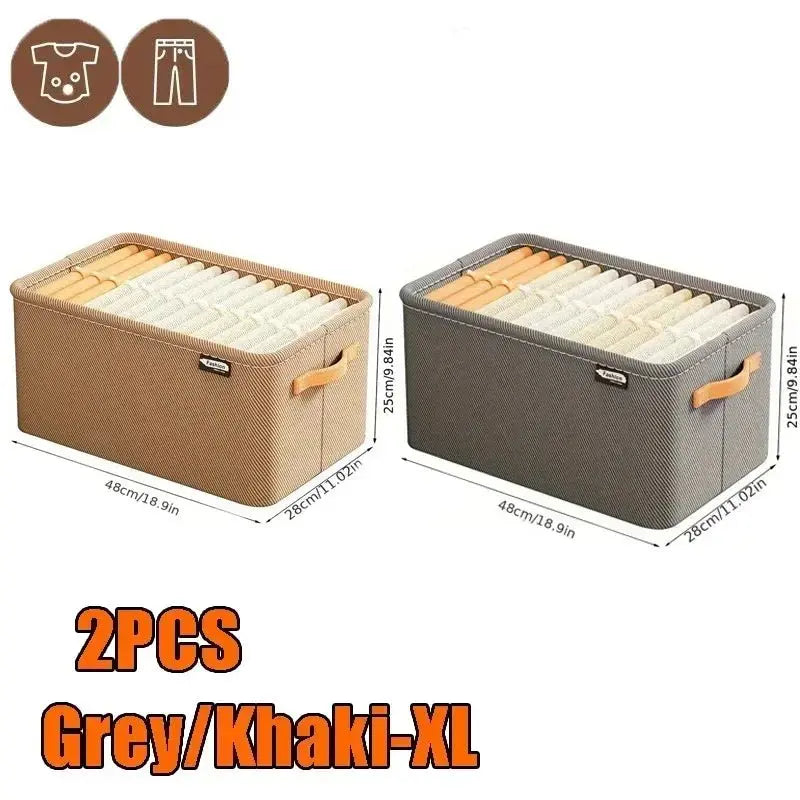 Thicken Pants Sweater Wardrobe Storage Box - House Flexa