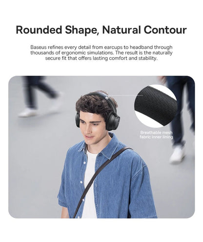 Baseus Bowie H1s Wireless Headphones | Bluetooth 5.4 Noise Canceling 120H Battery - House Flexa