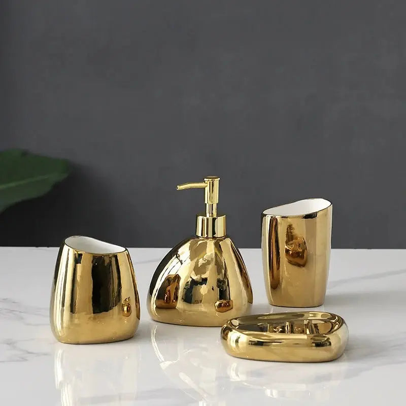 Ceramic Bathroom Accessories Set - House Flexa