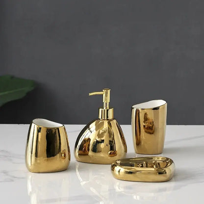 Ceramic Bathroom Accessories Set - House Flexa