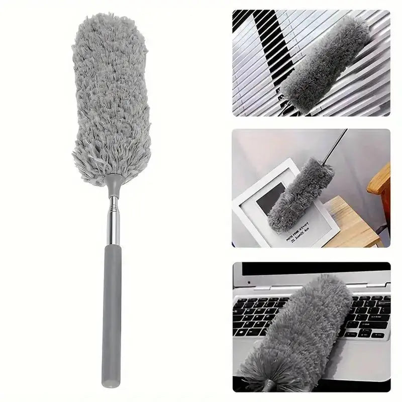 47 Inch Extendable Microfiber Duster Bendable Pole Cleaner - House Flexa