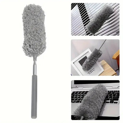 47 Inch Extendable Microfiber Duster Bendable Pole Cleaner - House Flexa