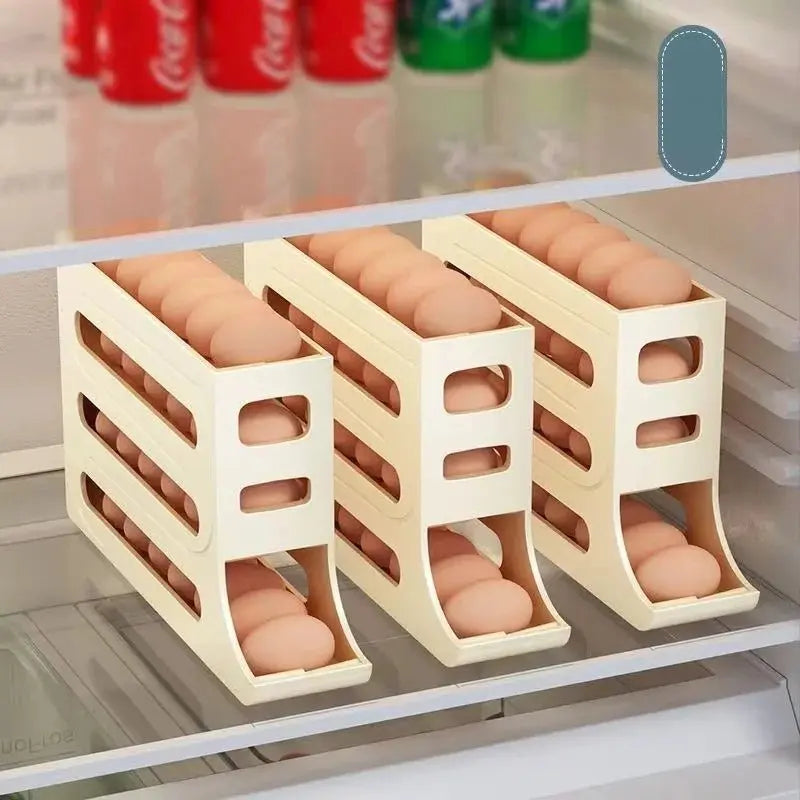 Automatic Rolling Egg Storage Box - House Flexa
