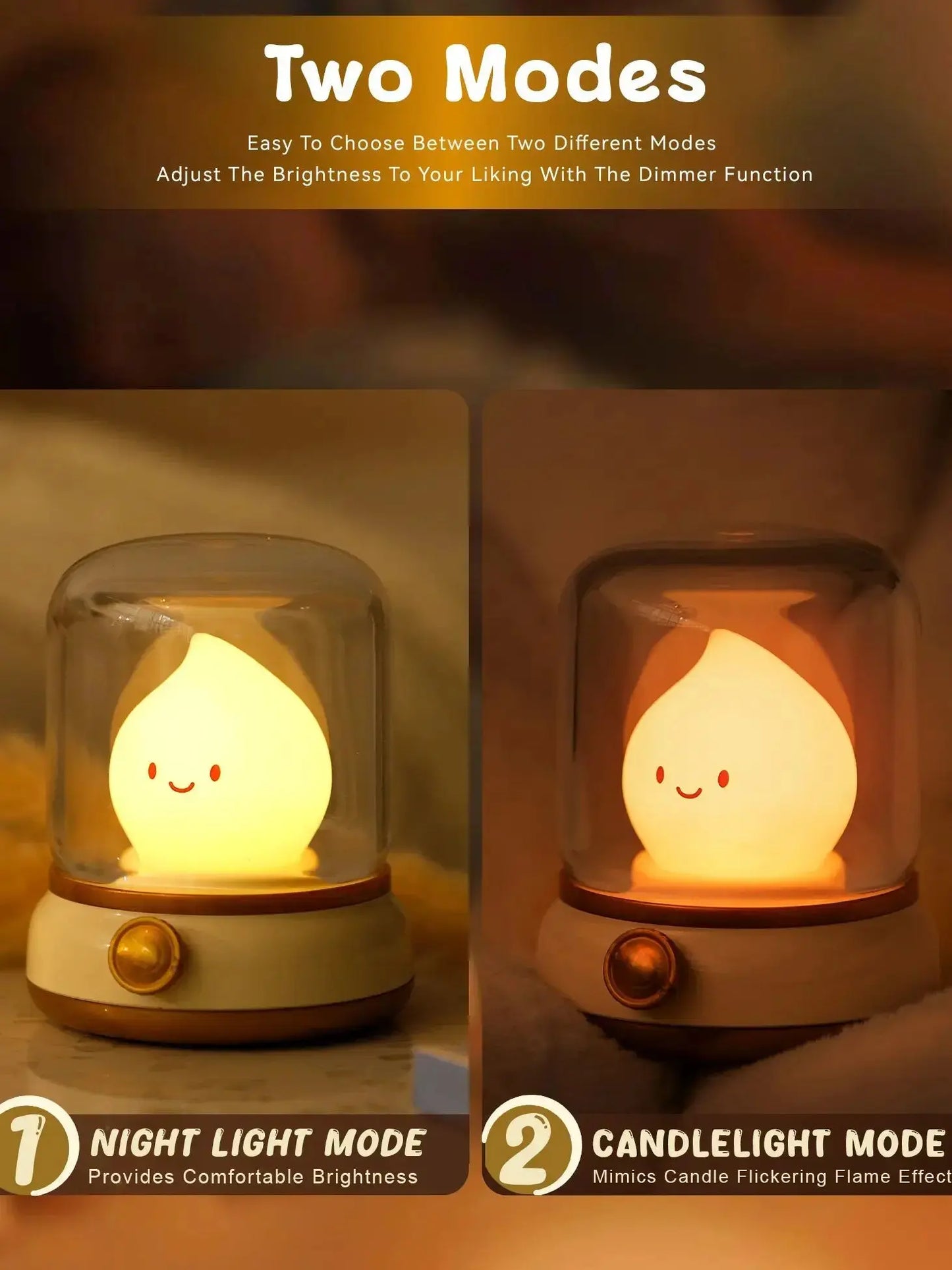 LED Flameless Candle Night Light - House Flexa