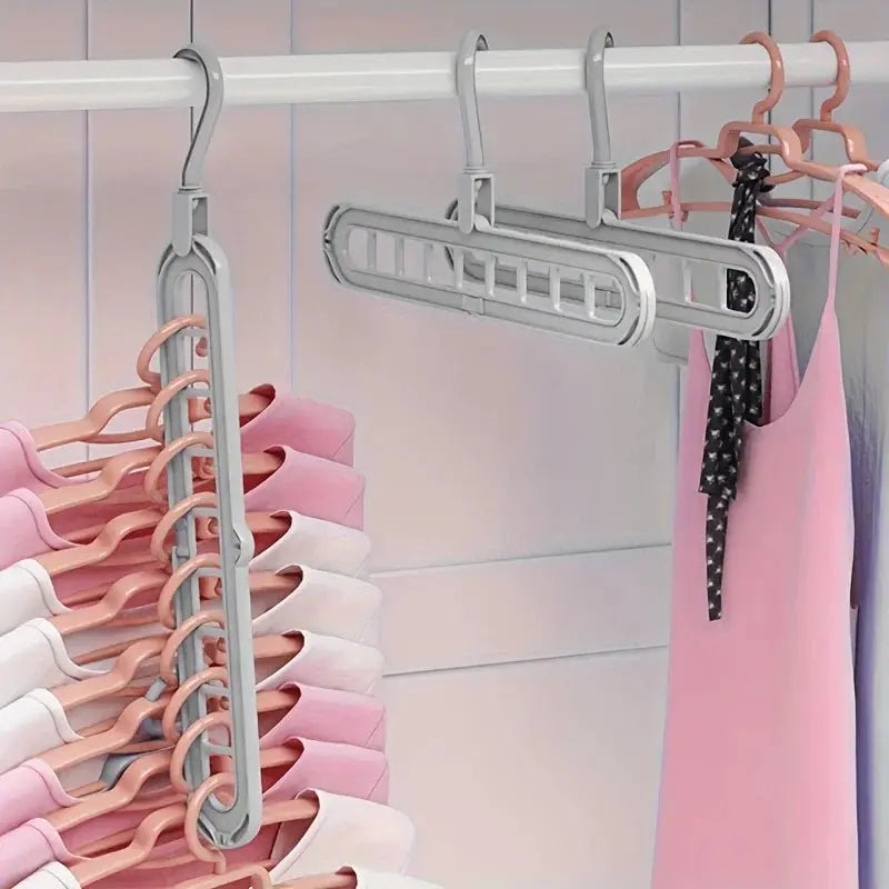 Foldable 9 Hole Space Saving Hangers - House Flexa