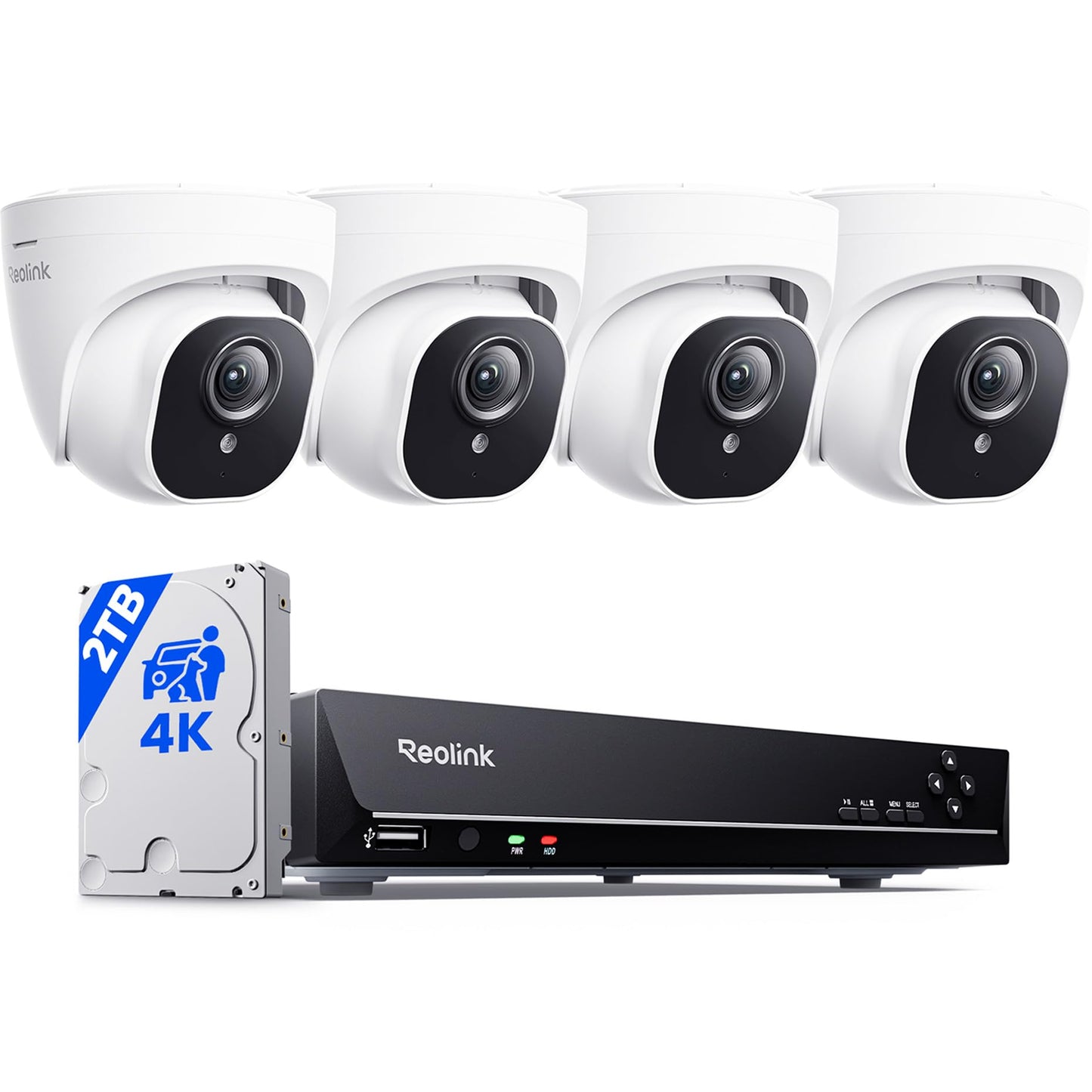REOLINK RLK8-800D4 4K PoE Security Camera System