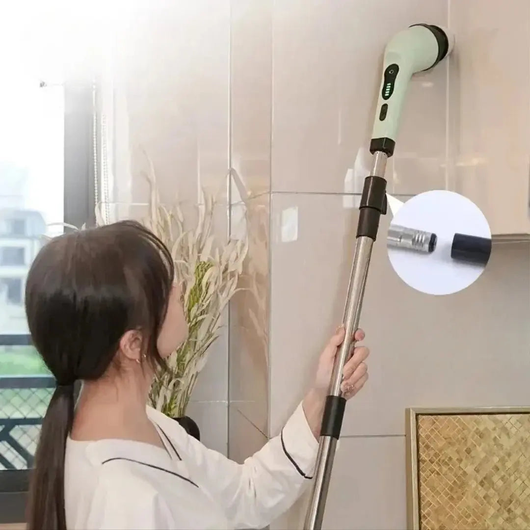 Wireless Electric Cleaning Brush Rotating Scrubber - House Flexa