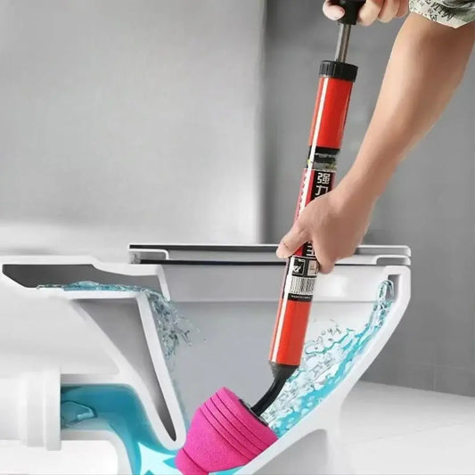 High Pressure Toilet Plunger Silicone One Shot Drain Unblocker - House Flexa